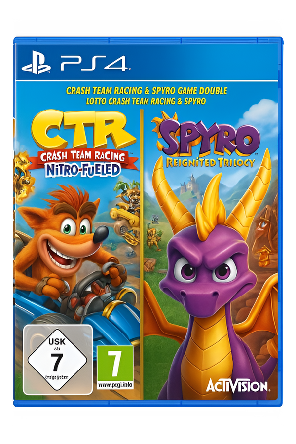 مجموعة Crash™ Team Racing Nitro-Fueled + Spyro™ (Ps5/Ps4) [حساب رقمي] 