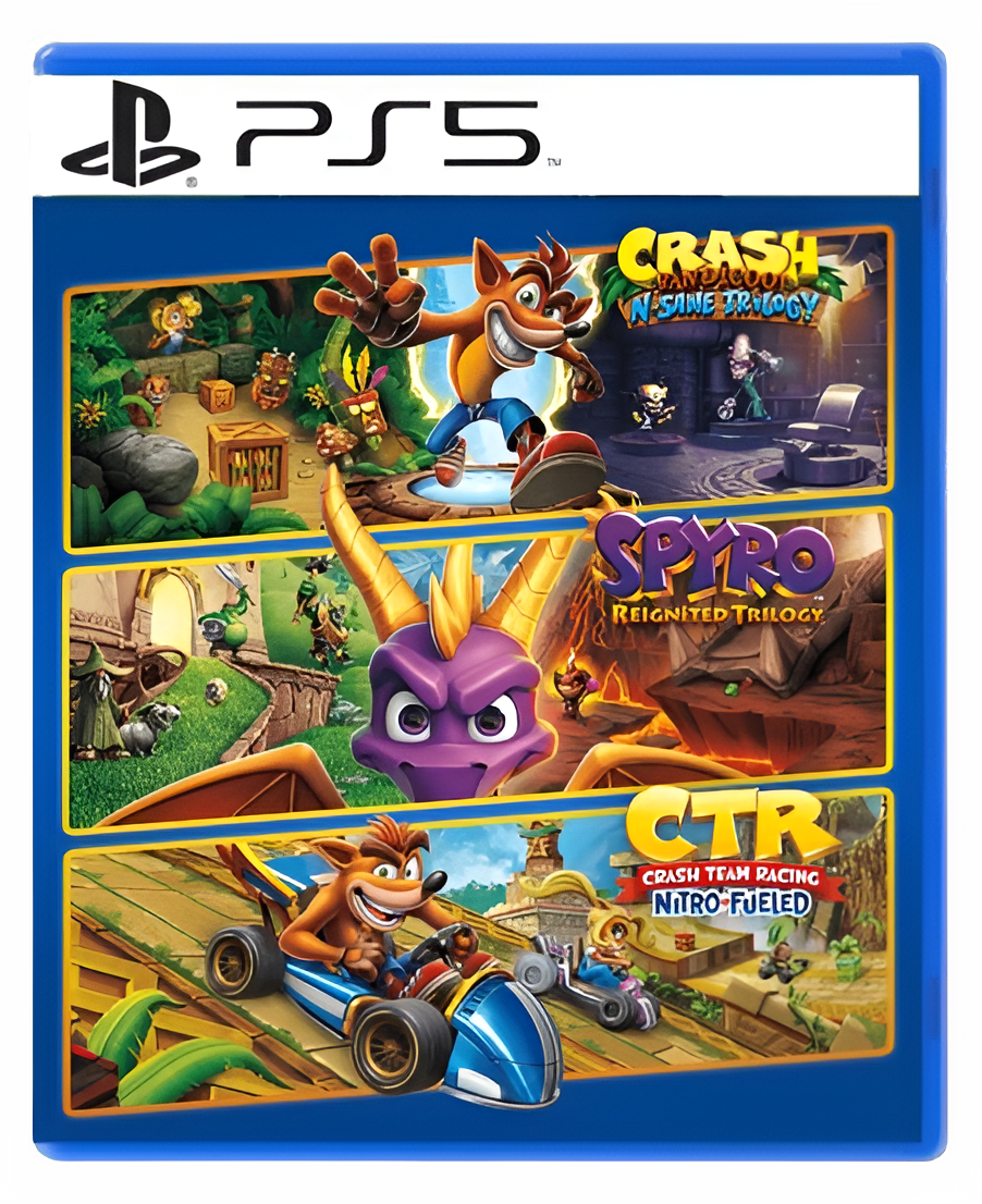 Crash™ + Spyro™ Triple Play Bundle (Ps5/Ps4) [Digital account]