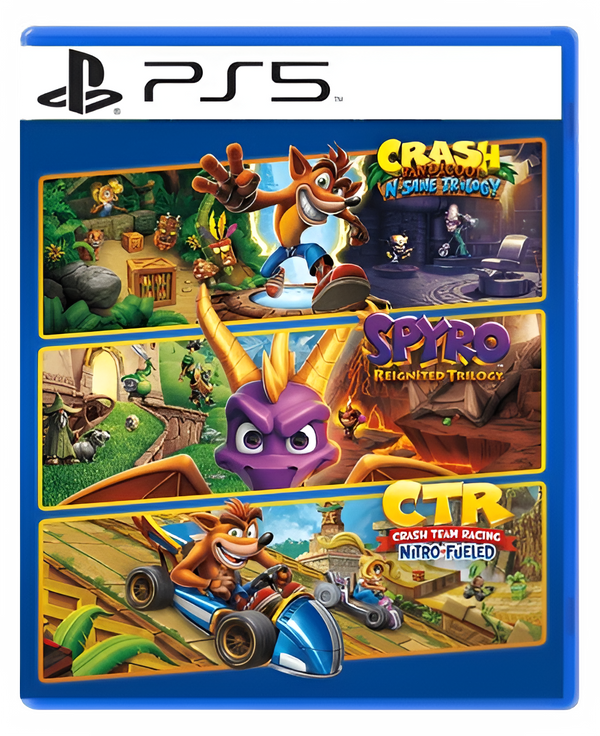 Crash™ + Spyro™ Triple Play Bundle(PS5/PS4) [حساب رقمي] مجموعة اللعب الثلاثية كراش + سبايرو